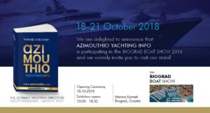 Invitation to Biograd Boat Boat Show 2018! AZIMOUTHIO YACHTING INFO is participating as an exhibitor in the Biograd Boat Show 2018.